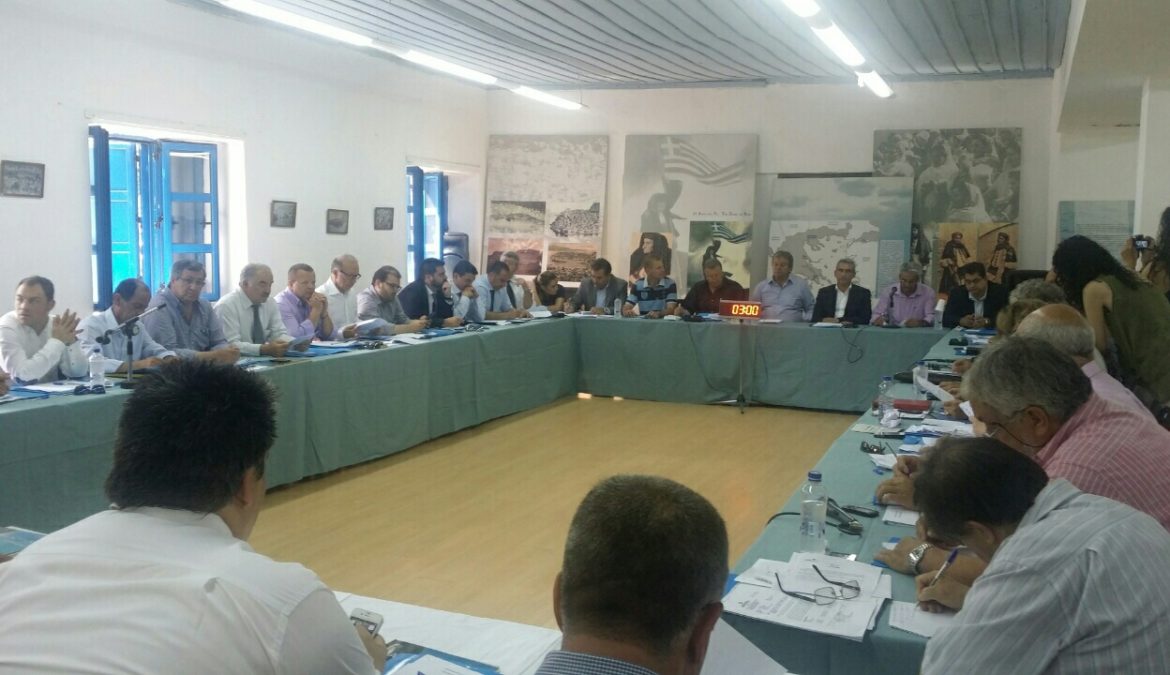 Με συμβολισμούς και μηνύματα, στο Καστελλόριζο η συνεδρίαση του Περιφερειακού Συμβουλίου Νοτίου Αιγαίου