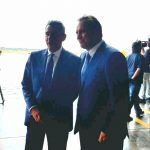 Στην τελετή υπογραφής της συμφωνίας της Aegean Airlines με την Airbus, για την ανανέωση του στόλου της, ο Περιφερειάρχης, Γιώργος Χατζημάρκος