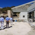 Επίσκεψη του Περιφερειάρχη, Γιώργου Χατζημάρκου, στο υπό ανέγερση νοσοκομείο της Καρπάθου