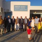 Στο νησί του απέραντου γαλάζιου ο Περιφερειάρχης, Γιώργος Χατζημάρκος, εγκαινίασε το νέο σχολικό συγκρότημα Νηπιαγωγείου – Δημοτικού Σχολείου Αιγιάλης Αμοργού