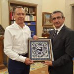Τον Περιφερειάρχη, Γιώργο Χατζημάρκο, επισκέφθηκε ο Πρέσβης της Ρωσίας στην Ελλάδα, Αντρέι Μάσλοφ