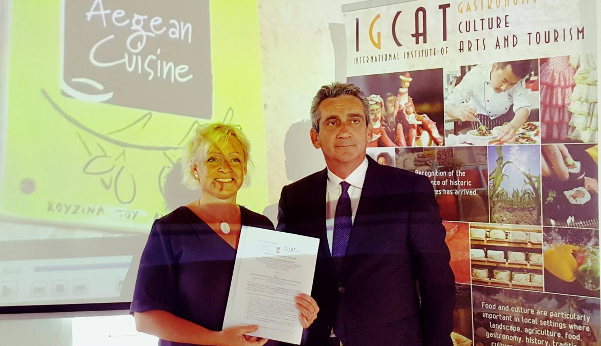 Η Περιφέρεια Νοτίου Αιγαίου στηρίζει αποφασιστικά το Δίκτυο Aegean Cuisine