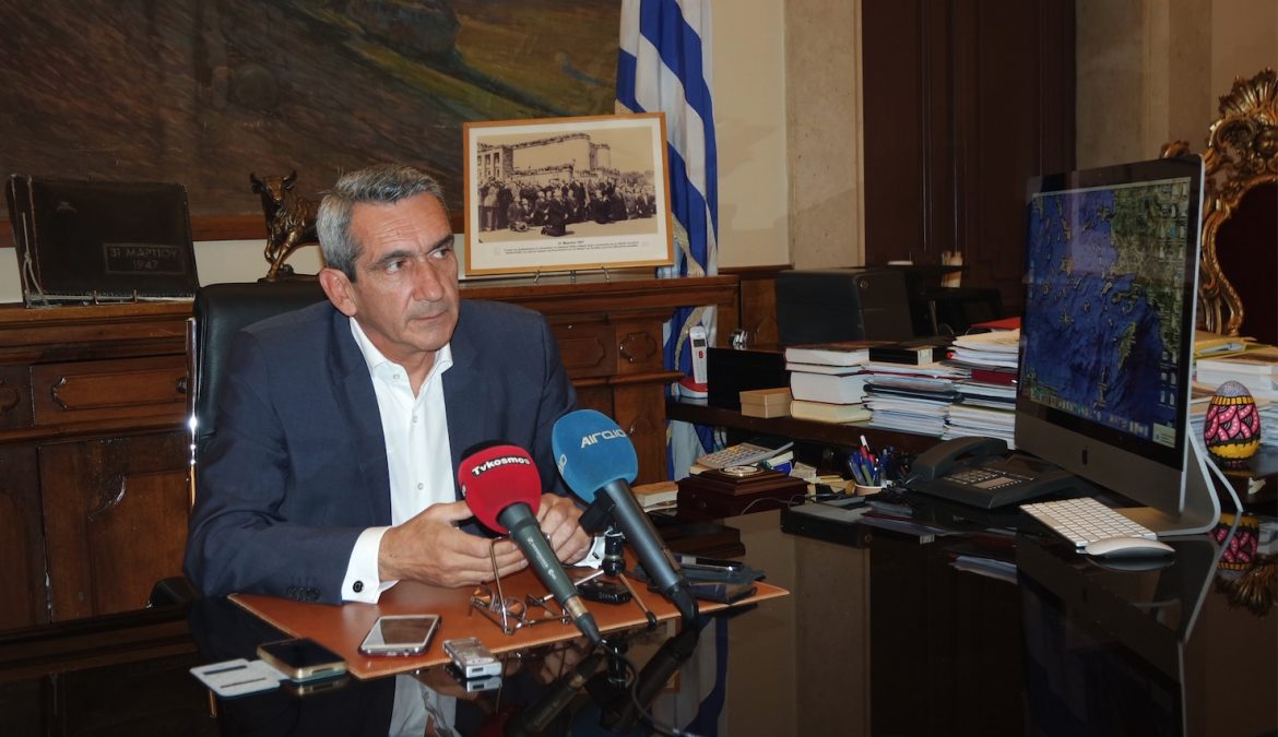 Τα αρνητικά μηνύματα όσον αφορά την κρουαζιέρα για τη σεζόν του 2017, αντικείμενο της συνάντησης του Περιφερειάρχη Γ. Χατζημάρκου με την διοίκηση της COSCO