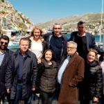 Το γήπεδο της Σύμης που ανακατασκευάζεται με χρηματοδότηση από την Περιφέρεια Ν. Αιγαίου επισκέφθηκε ο Περιφερειάρχης Γιώργος Χατζημάρκος