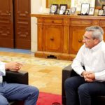 Συνεργασία του περιφερειάρχη Γ. Χατζημάρκου με τον νεοεκλεγέντα δήμαρχο Χάλκης, Άγγελο Φραγκάκη