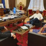 Συνάντηση του Περιφερειάρχη με τον Διευθυντή του ΙΜΕΤ, Ευάγγελο Μπεκιάρη, για θέματα μεταφορών και τουρισμού
