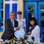 Την Πρόεδρο της Δημοκρατίας, Αικατερίνη Σακελλαροπούλου, υποδέχθηκε ο Περιφερειάρχης, σε Αγαθονήσι και Λειψούς