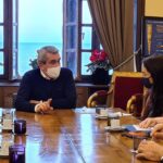 Η στήριξη των ευπαθών κοινωνικών ομάδων των νησιών  του Νοτίου Αιγαίου, στο επίκεντρο της συζήτησης, κατά την επίσκεψη της Υφυπουργού Εργασίας και Κοινωνικών Υποθέσεων, Δόμνας Μιχαηλίδου στην Περιφέρεια