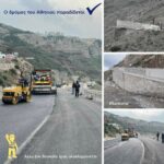 Ολοκληρώνεται και παραδίδεται ο δρόμος προς το λιμάνι του Αθηνιού στη Σαντορίνη