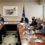Ο Γ. Χατζημάρκος σε σύσκεψη των Περιφερειαρχών της χώρας, υπό τον  Ευρωπαίο Επίτροπο Διαχείρισης Κρίσεων